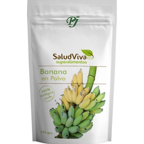 Banana En Polvo 125 G. 100% Eco - Saludviva