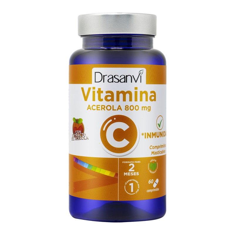 Vitamina C Acerola 60 Comprimidos 400 Mg. - Drasanvi