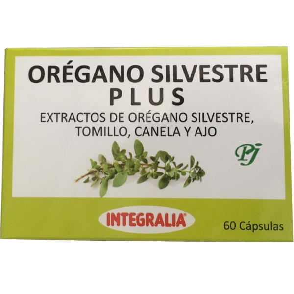 Orégano Silvestre Plus 60 Cápsulas - Integralia