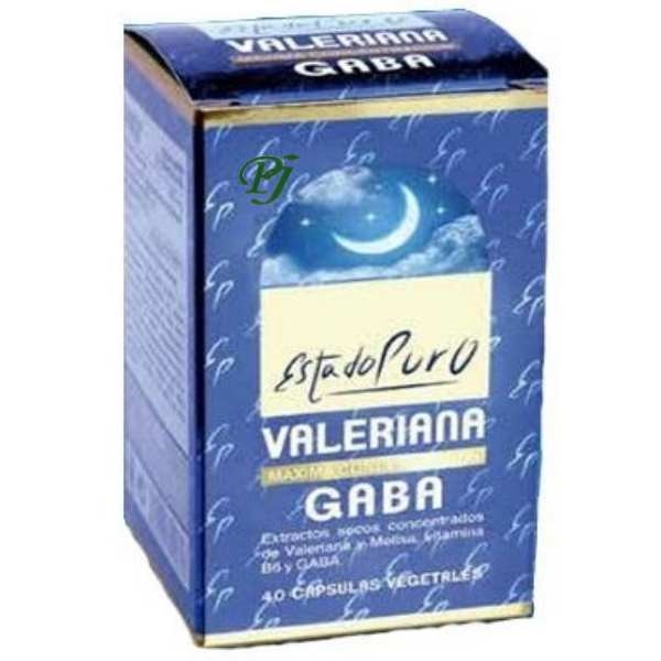 Valeriana Gaba Estado Puro 40 Cápsulas - Tongil