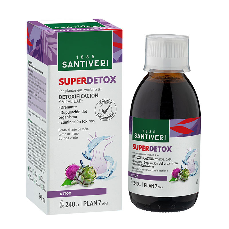 Jarabe Superdetox 240 Ml. - Santiveri