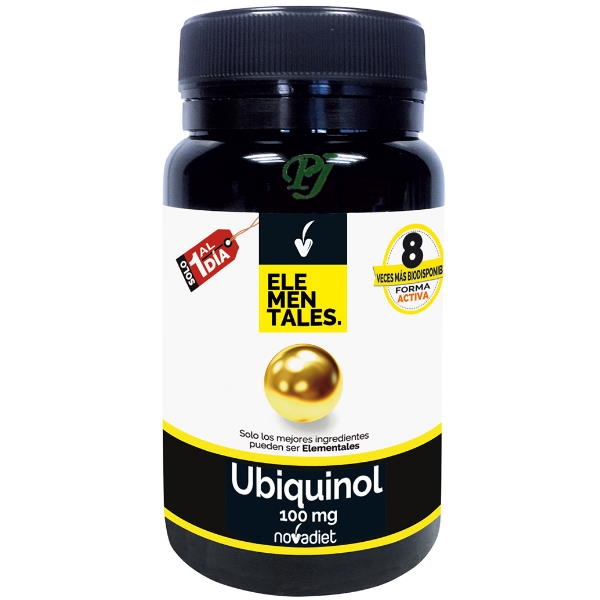 Elementales Ubiquinol 30 Cápsulas 100 Mg. - Novadiet