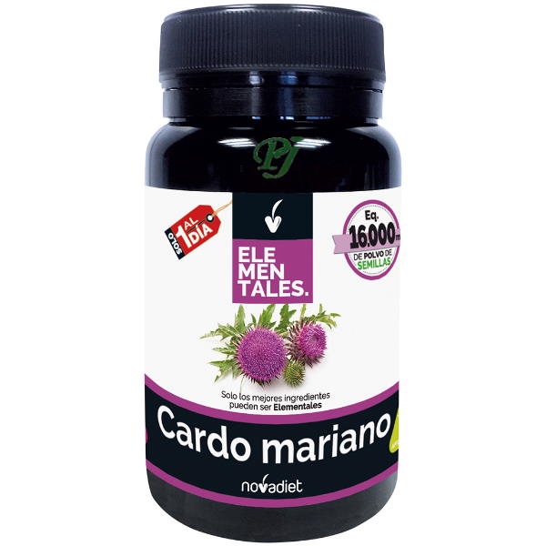 Elementales Cardo Maríano 30 Cápsulas - Novadiet