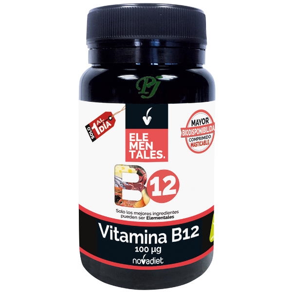 Elementales Vitamina B12 120 Comprimidos - Novadiet