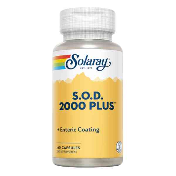 S.O.D. 2000 Plus 100 Vegcáps - Solaray