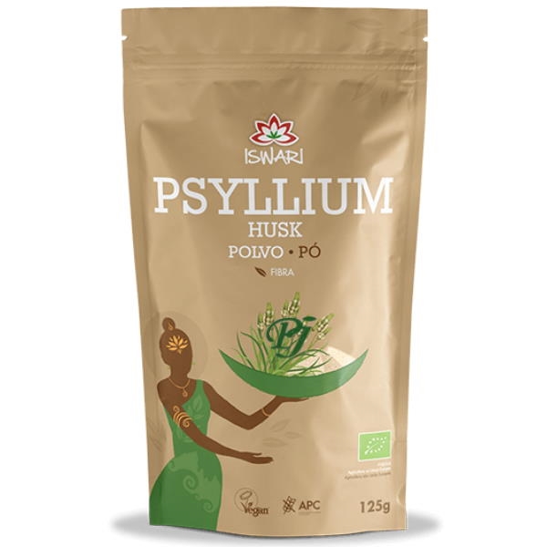 Psyllium Husk Polvo 125 G. - Iswari