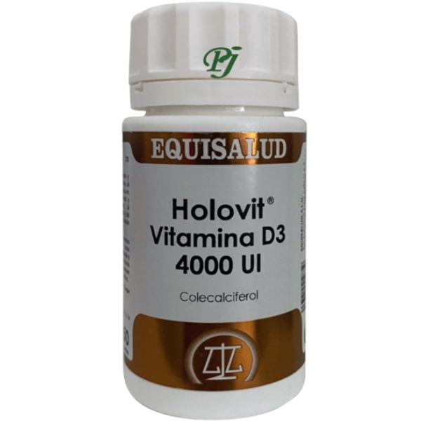 Holovit Vitamina D3 4000Ui 50 Cápsulas - Equisalud