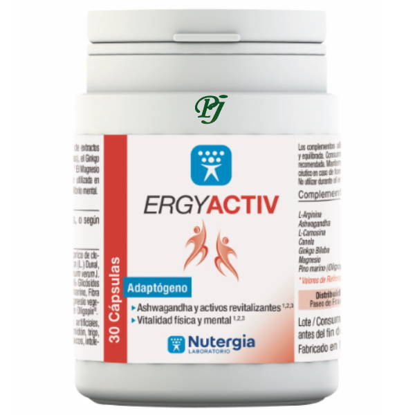 Ergyactiv 30 Cápsulas - Nutergia