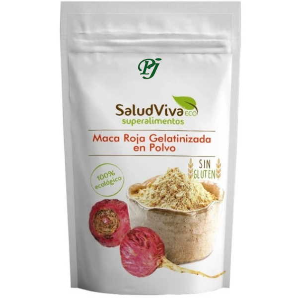 Maca Roja Gelatinizada Polvo Eco Sin Gluten 250 G. - Saludviva
