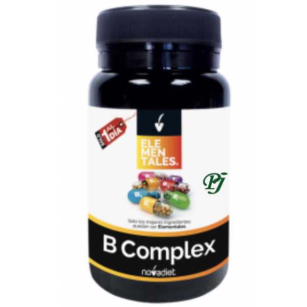 Elementales B Complex 60 Cápsulas Vegetales - Novadiet