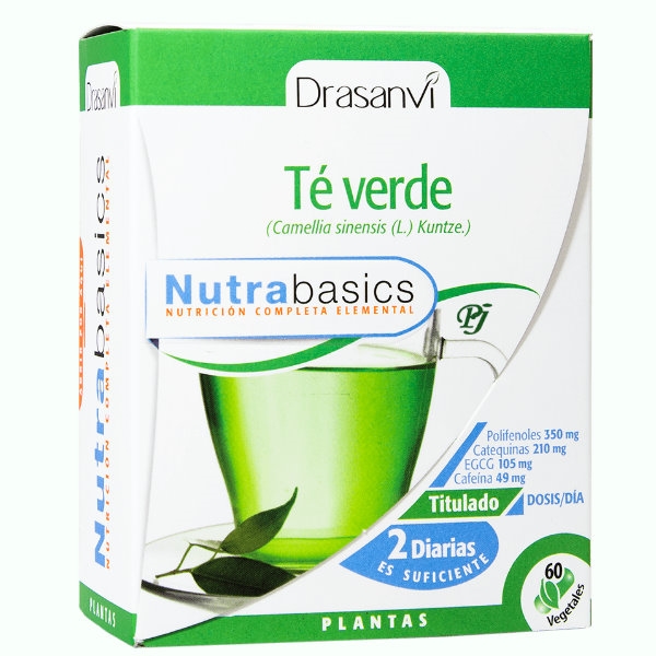 Té Verde 60 Cápsulas Nutrabasics - Drasanvi
