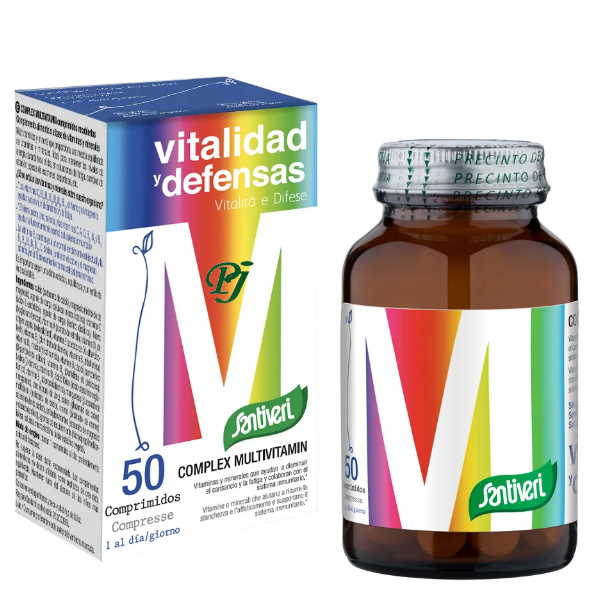 Vitaminas Complex Multivitamin 50 Comprimidos - Santiveri