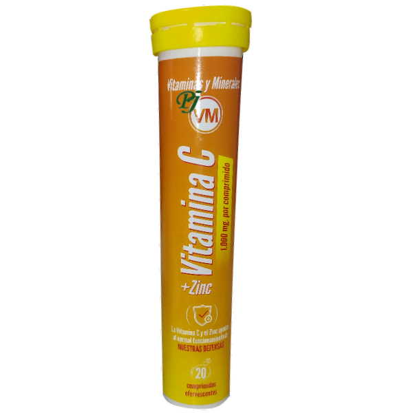 Vitamina C + Zinc 20 Comprimidos Efervescentes - Ynsadiet