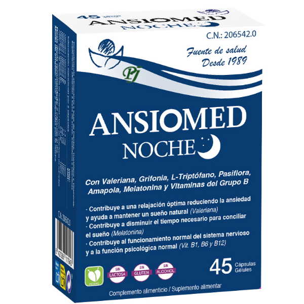 Ansiomed Noche 45 Cápsulas - Bioserum