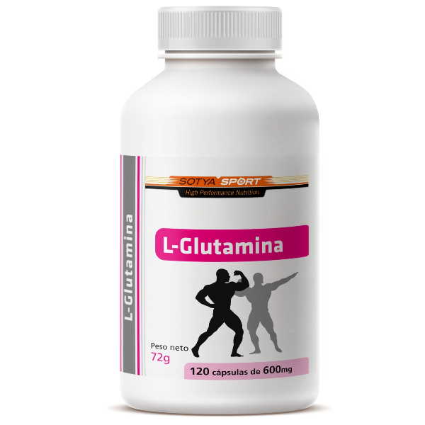 L Glutamina 120 Cápsulas 600 Mg. - Sotya