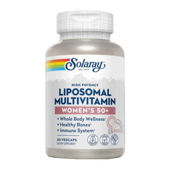Liposomal Multivitamin Mujer 50+ 60 Vegcáps - Solaray