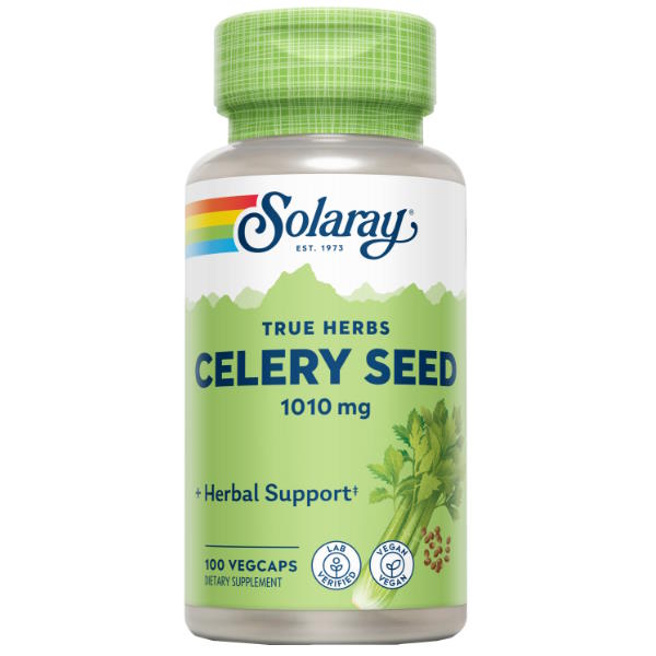 Apio (Celery Seed) 100 Vegcáps 1010 Mg. - Solaray