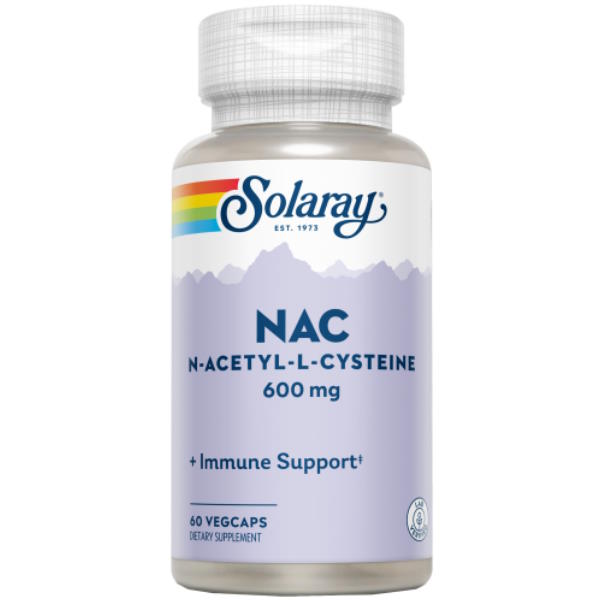 Súper Nac N Acetyl L Cysteine 60 Vegcáps 600 Mg. - Solaray