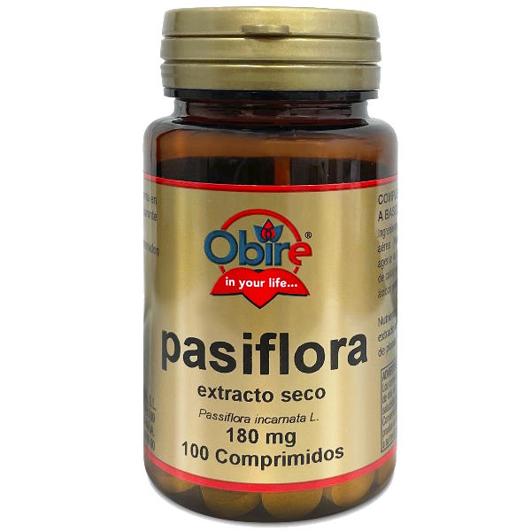 Pasiflora 180 Mg. 100 Comprimidos - Obire