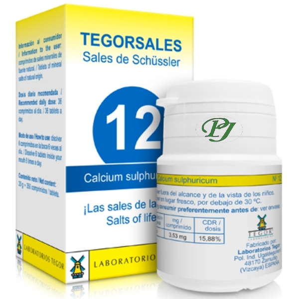 Tegorsales Sales De Schüssler Biosal Nº12 Calcium Sulphuricum Alergias - Tegor