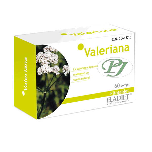 Valeriana Recubiertos 60 Comprimidos - Eladiet
