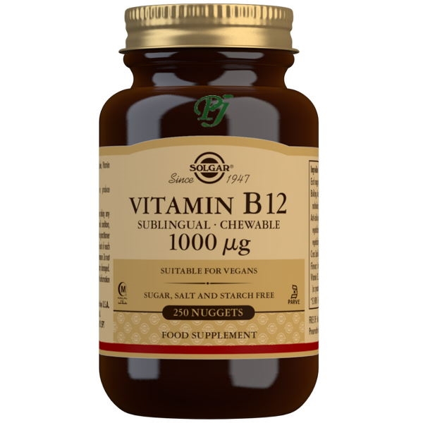 Vitamina B12 250 Comprimidos 1000 Mg. - Solgar