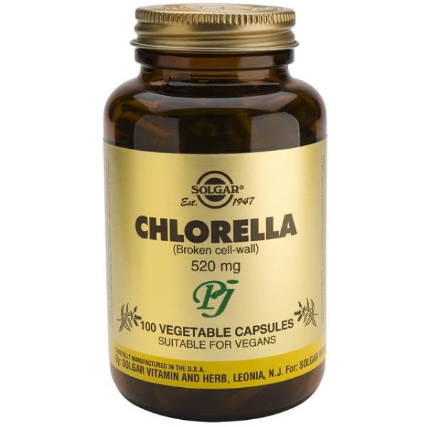 Clorella 100 Cápsulas 520 Mg. - Solgar