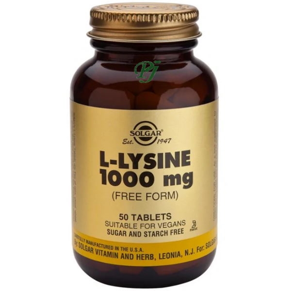 L Lisina 50 Comprimidos 1000 Mg. - Solgar