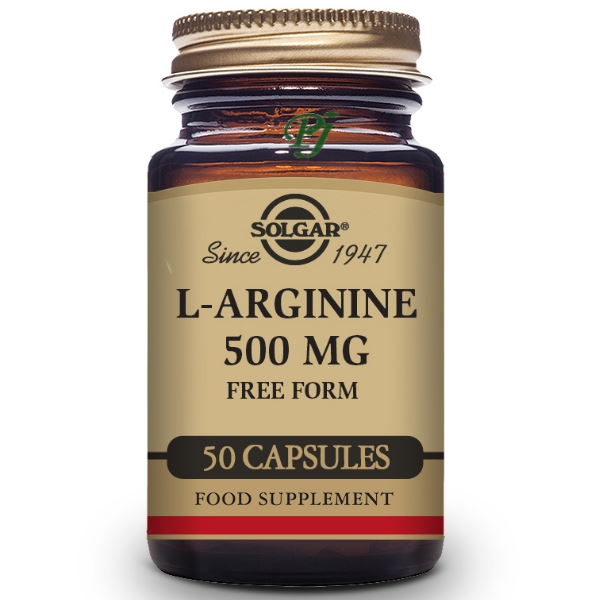 L Arginina 50 Cápsulas 500 Mg. - Solgar
