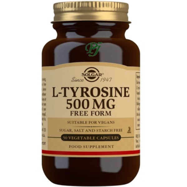 L Tirosina 50 Cápsulas 500 Mg. - Solgar