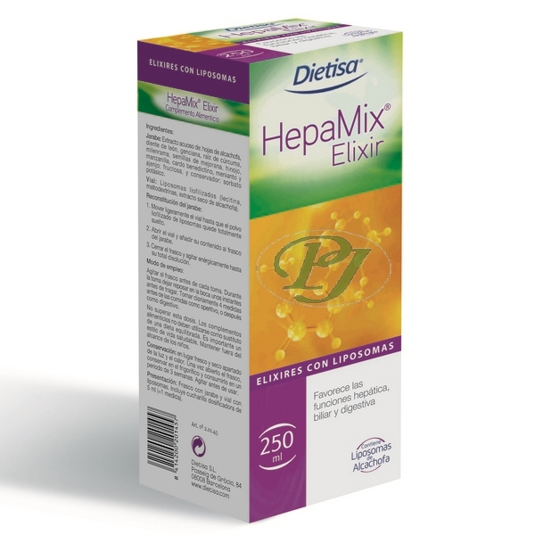 Jarabe Hepamix 250 Ml. Hepático - Dielisa
