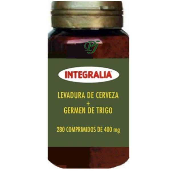 Levadura De Cerveza + Germen De Trigo 280 Comprimidos 400 Mg. - Integralia