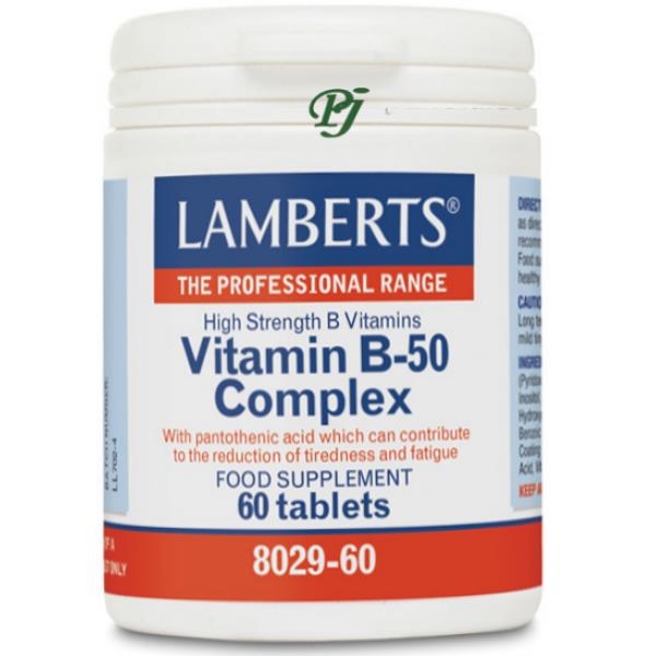 Vitamina B 50 60 Tabletas - Lamberts