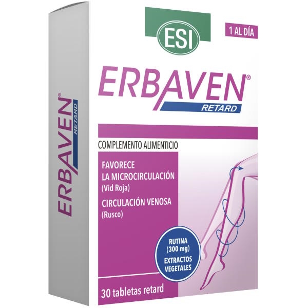Erbaven Retard 30 Cápsulas - Esi