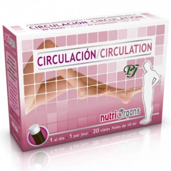Nutriorgans Circulación 20 Ampollas 200 Ml. - Tongil