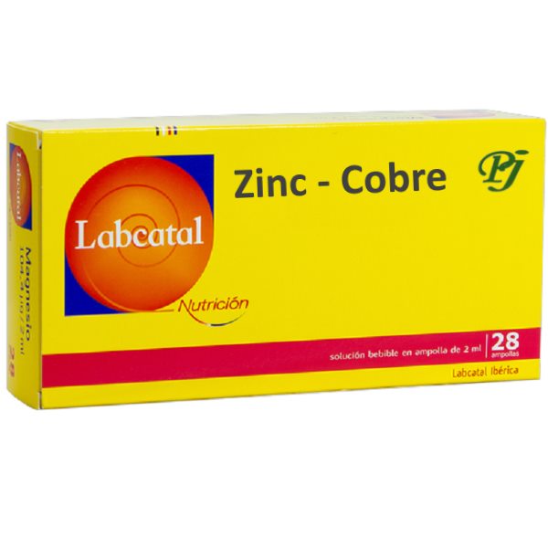 Labcatal 19 Zinc Cobre (Zn-Cu) Ampollas 28X2Ml