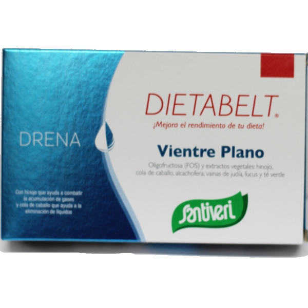 Dietabelt Drena Vientre Plano 60 Cápsulas - Santiveri