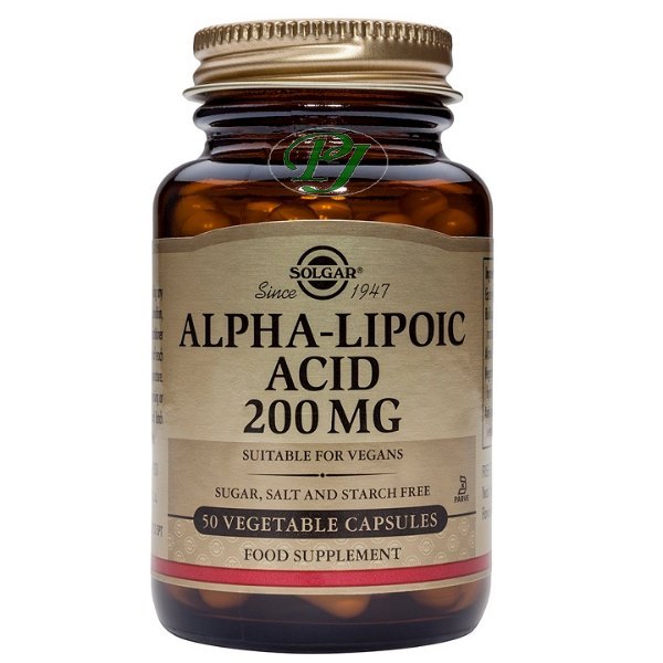 Ácido Alfalipoico 50 Cápsulas 200 Mg. - Solgar