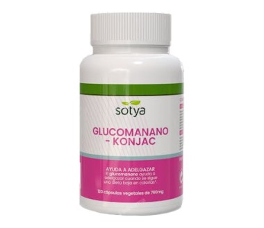 Glucomanano 120 Cápsulas 760 Mg. - Sotya