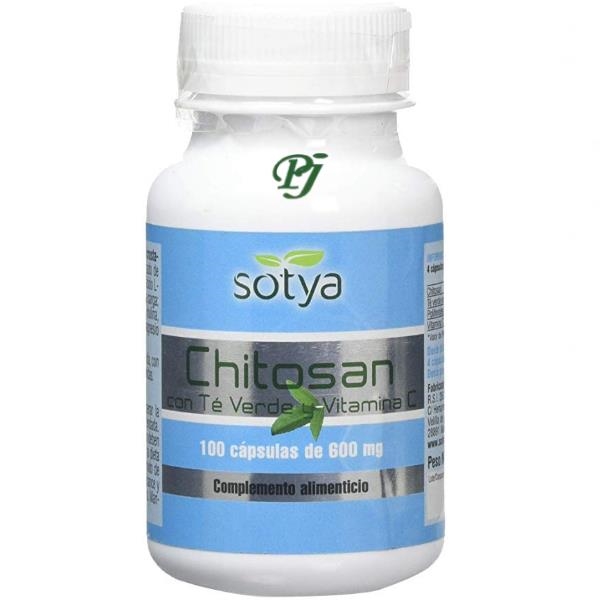 Chitosan 100 Cápsulas 500 Mg. - Sotya