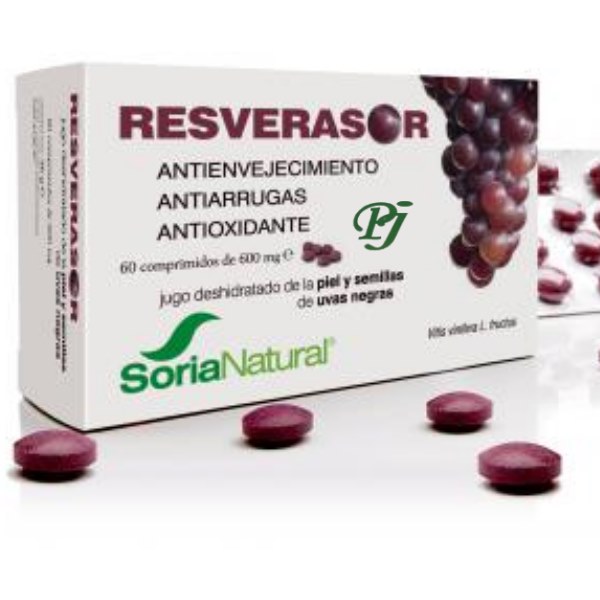 Resverasor 60 Comprimidos 600 Mg. - Soria Natural