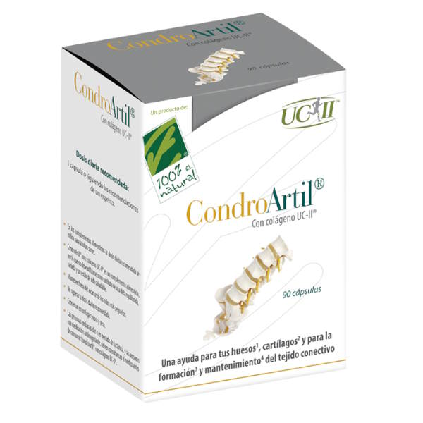 Condroartil Con Colágeno Uc Ii 90 Cápsulas - 100% Natural
