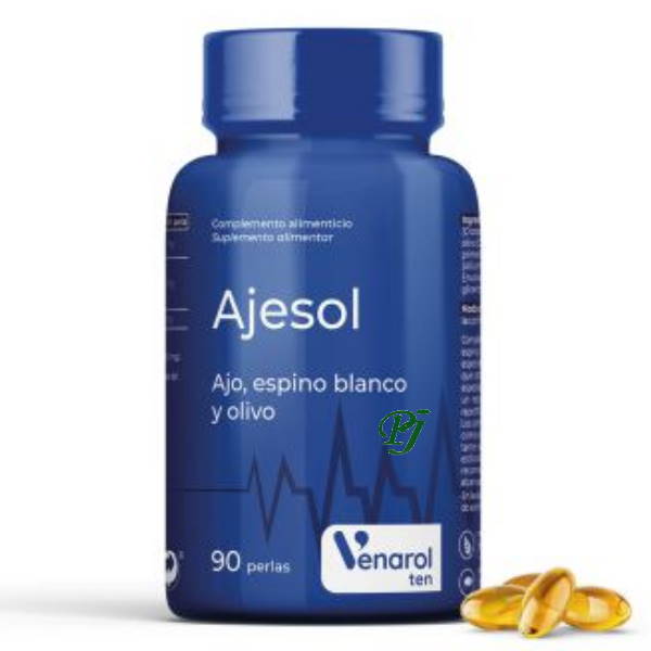 Ajesol Ajo Espino Blanco Olivo 90 Cápsulas - Herbora