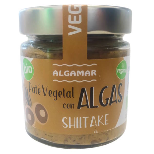 Paté Vegetal Con Alga Shitake Bio 180 G. - Algamar