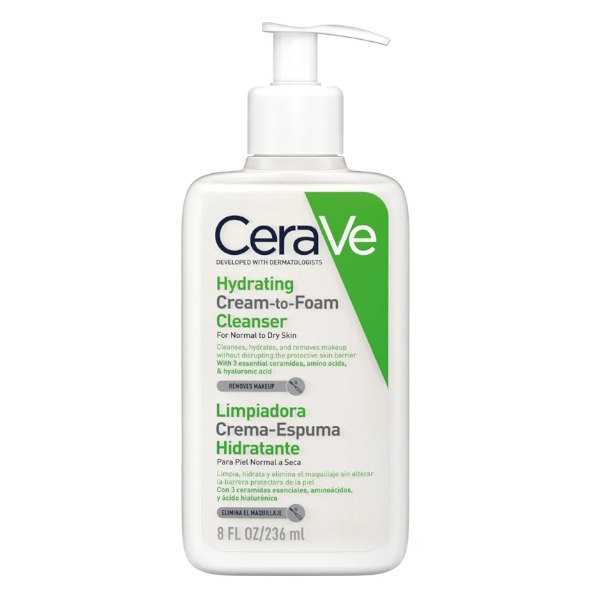 Limpiadora Crema Espuma Hidratante 236 Ml. - Cerave