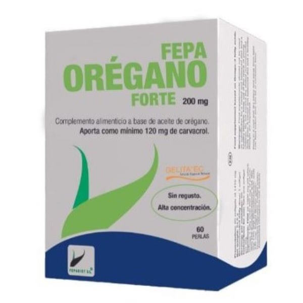 Fepa Orégano Forte 60 Perlas 200 Mg. - Fepadiet