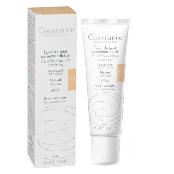 Maquillaje Fluido Natural 2.0 Spf20 30 Ml. Couvrance - Avène
