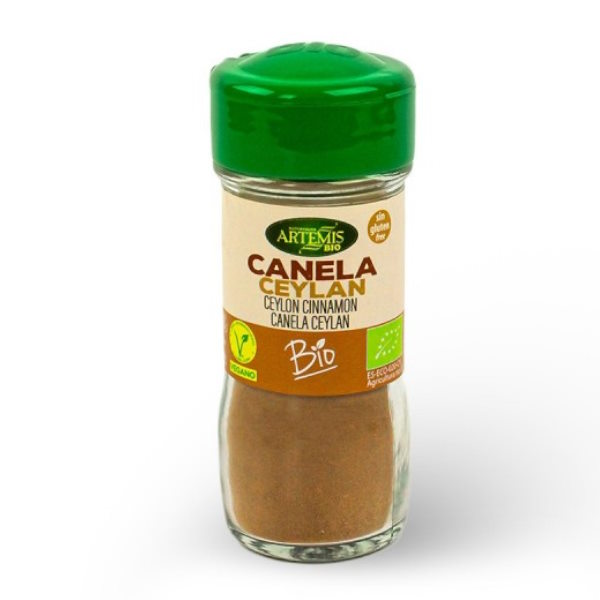 Especia Canela Molida De Ceylán 25 G. Bio Sin Gluten - Artemis