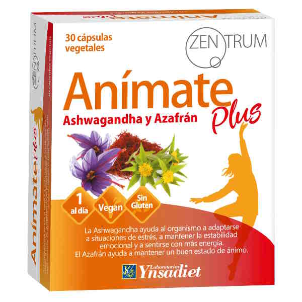Anímate Plus 30 Comprimidos Zentrum - Ynsadiet