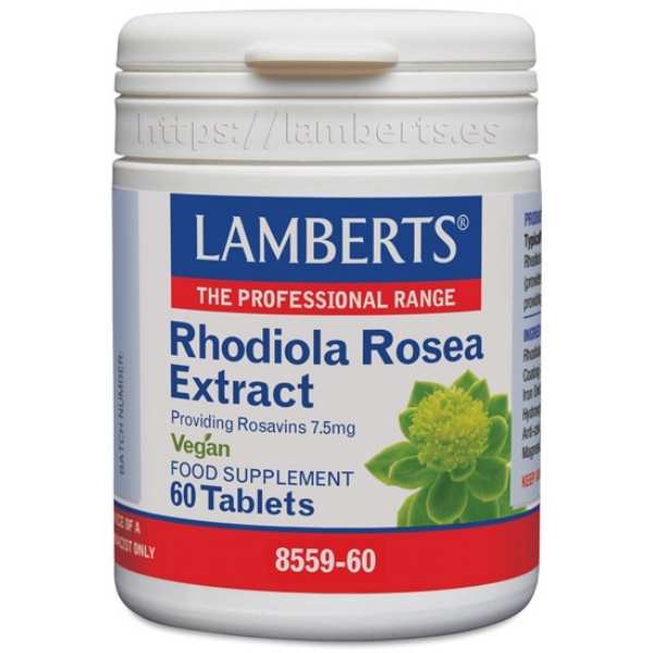 Rhodiola Rosea 60 Cápsulas 250 Mg. - Lamberts